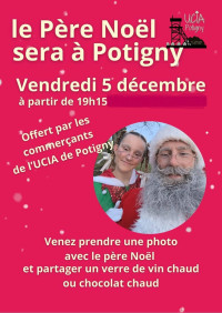 UCIA  de Potigny - Le père Noël sera à Potigny le 05/12 Salle Domogala