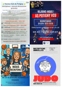 SPORTS : Inscriptions - séances découvertes