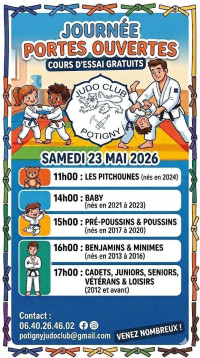 Découverte du JUDO - Portes ouvertes 