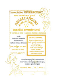 Fleurir Potigny - Repas dansant 