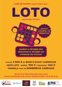 APE DE POTIGNY -LOTO